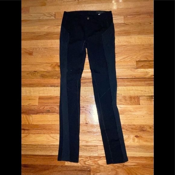 Rag & Bone Knit Mixed Media Leggings w/ Zip Fly 26 - Picture 11 of 11